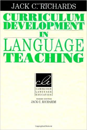 Curriculum Development in Language Teaching BY Richards - Orginal Pdf